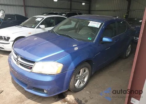 2013 Dodge Avenger Sxt из США, поврежденный, VIN 1C3CDZCG5DN741191